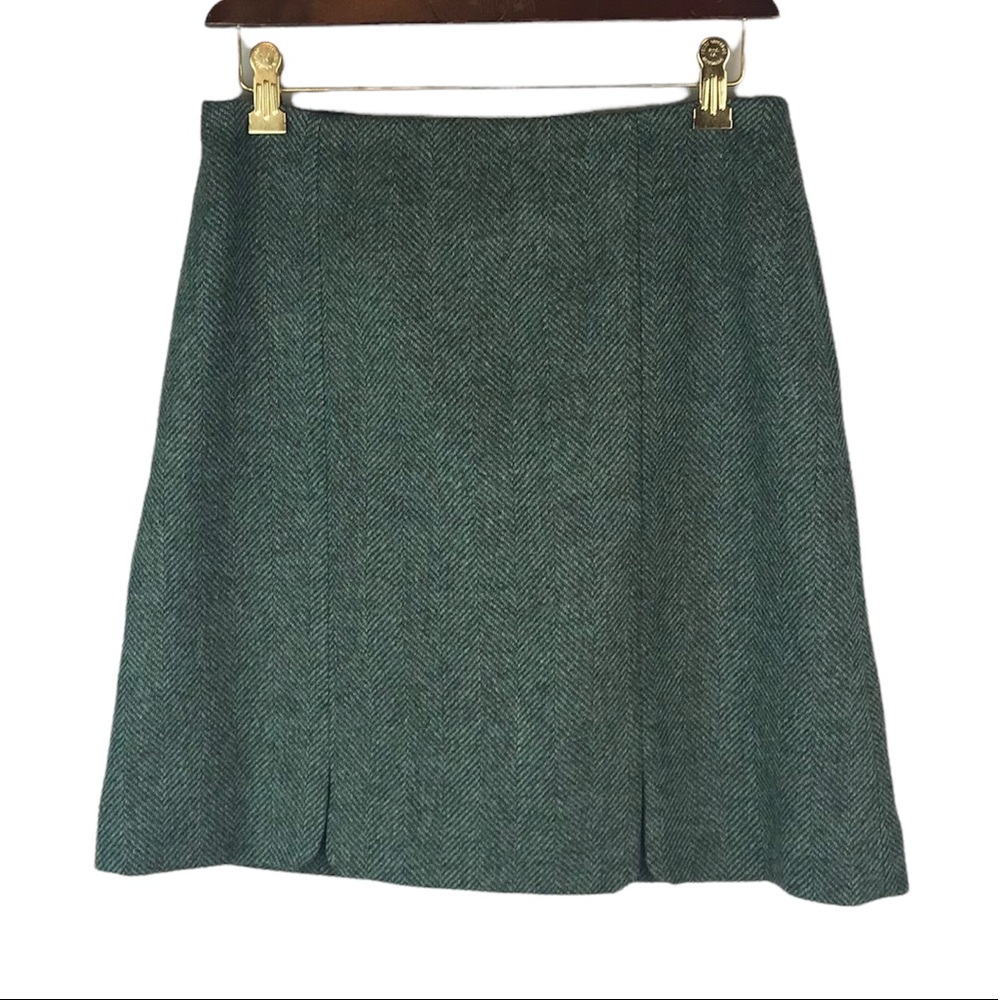 Boden British tweed by Moon wool skirt size 6